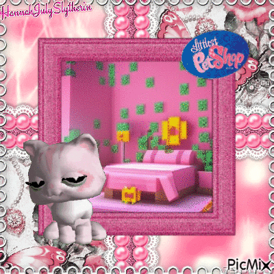 (♥)LPS Persian Kitty in Pink(♥) - Бесплатни анимирани ГИФ