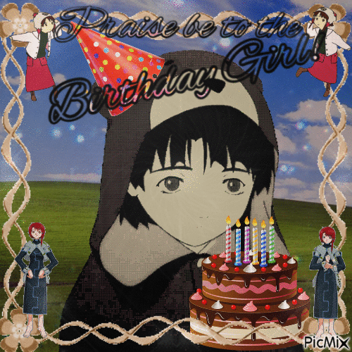 PRAISE BE TO THE BIRTHDAY GIRL!!!!!!!!!! - 無料のアニメーション GIF