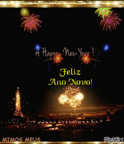 Feliz Ano Novo - Darmowy animowany GIF