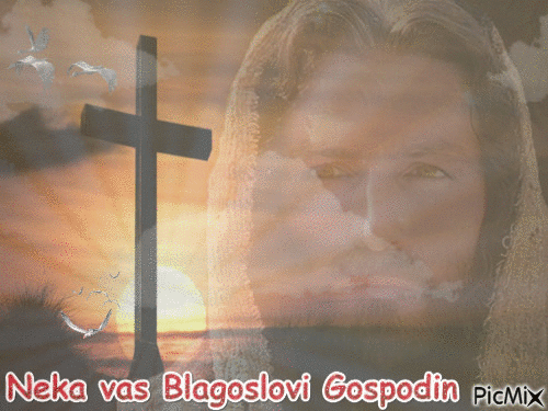 Bog vas Blagoslovio - Ingyenes animált GIF