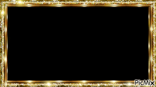 Gold png video frame - Darmowy animowany GIF