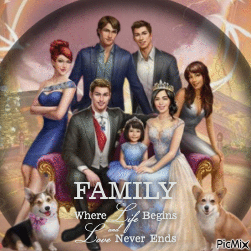Family - Zdarma animovaný GIF
