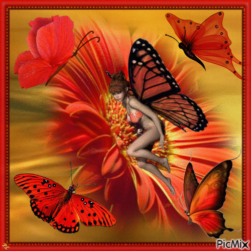 Papillons - Nemokamas animacinis gif