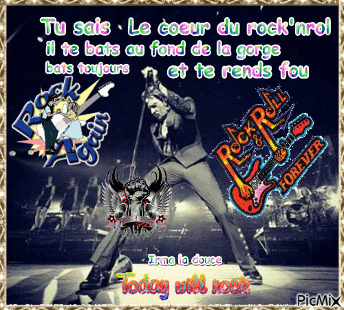 Le coeur du rock'n'roll - Бесплатни анимирани ГИФ