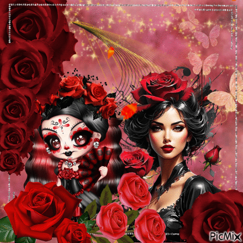 Queen  of roses - Nemokamas animacinis gif