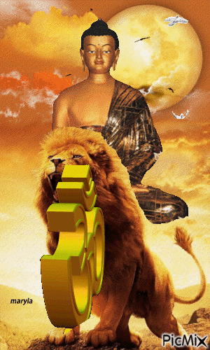 El Budá es león - Darmowy animowany GIF