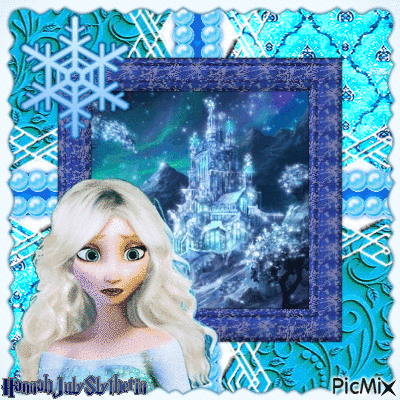 {#}Elsa Snow Palace{#} - Besplatni animirani GIF