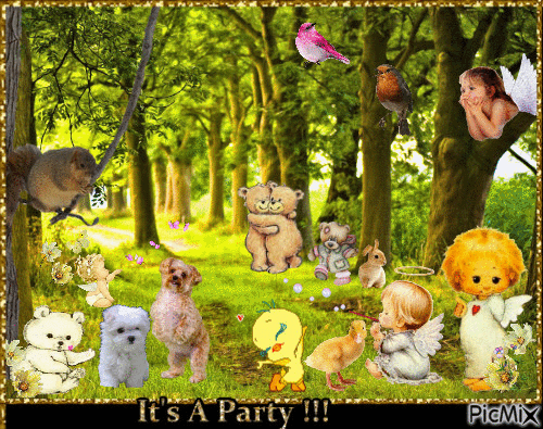 It's A Party - GIF animate gratis