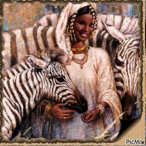 Africa Woman - ingyenes png