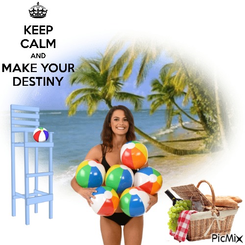 Keep Calm And Make Your Destiny - PNG gratuit