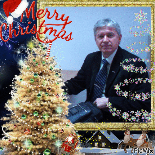 Честита Коледа - Ingyenes animált GIF