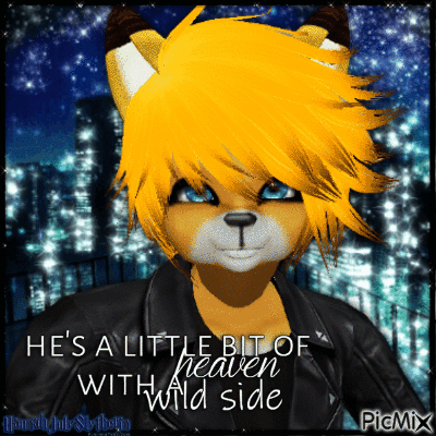♥He's a little bit of Heaven with a wild side♥ - Free animated GIF