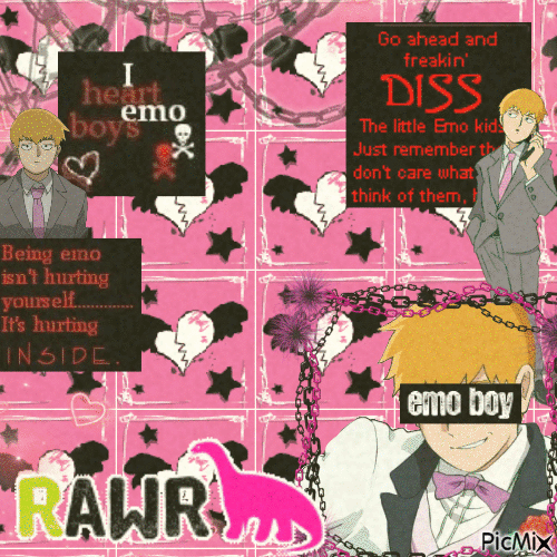 reigen arataka i will put you in a meat grinder - Free animated GIF