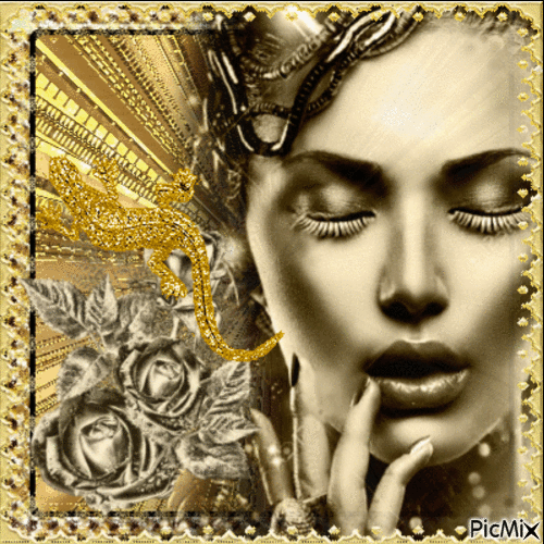 Gold Woman - Besplatni animirani GIF