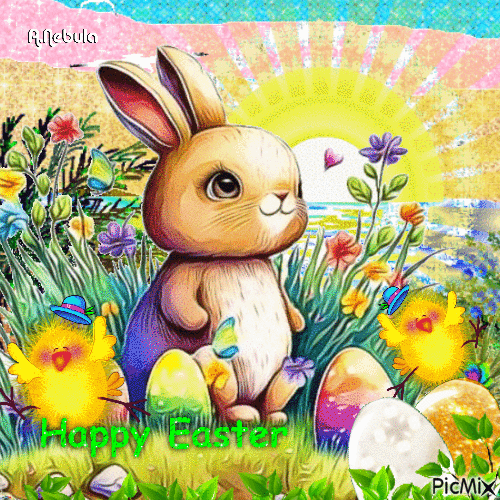 Happy Easter-contest - GIF animasi gratis