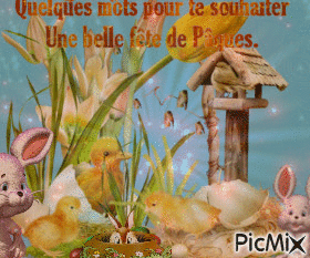 joyeuse Pâques - Darmowy animowany GIF
