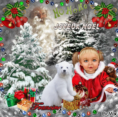Joyeux Noel ♥♥♥ - Δωρεάν κινούμενο GIF