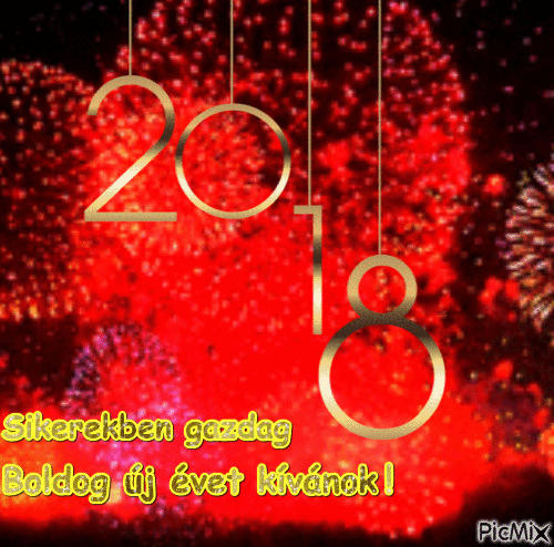 új év - Ingyenes animált GIF