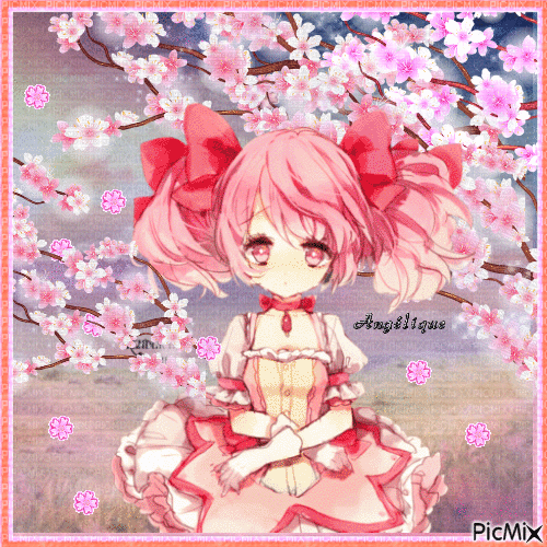 Fleurs de cerisier... 🌸🏵🌸🏵🌸 - Free animated GIF