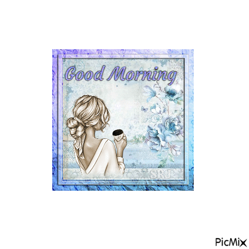 Good Morning Woman - Бесплатный анимированный гифка