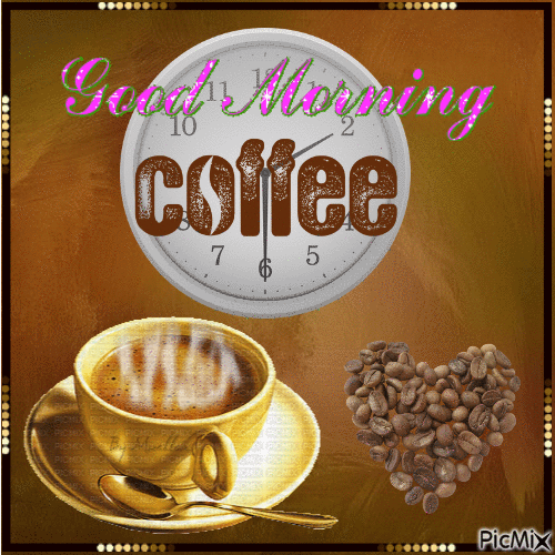 jó reggelt kávé 1 - Gratis geanimeerde GIF