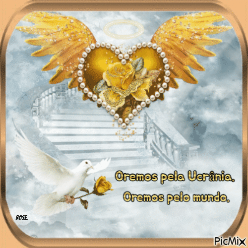 Paz e oração ( Ucrânia ) - Бесплатный анимированный гифка