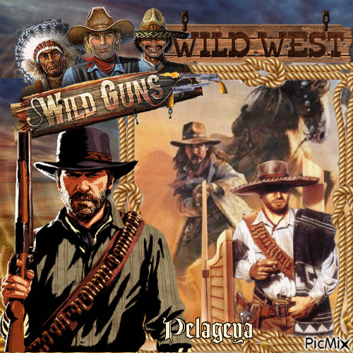 wild guns "Le Western" - Бесплатный анимированный гифка