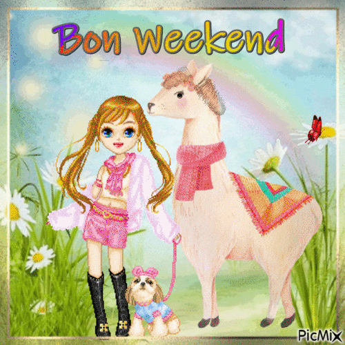 Bon weekend - 無料のアニメーション GIF