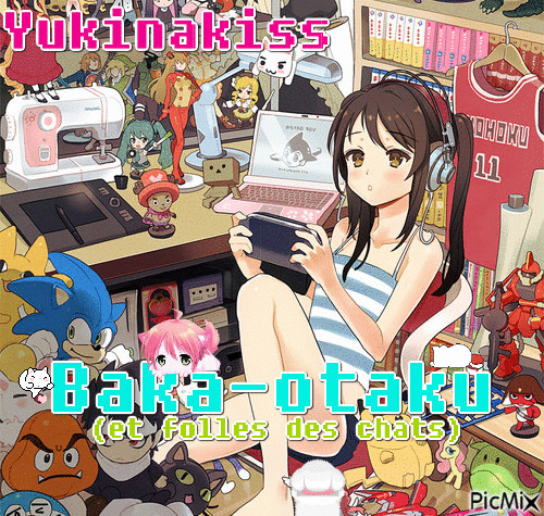 Yukinakiss le baka-otaku - Bezmaksas animēts GIF