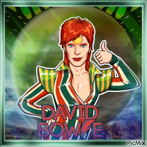 David Bowie O Mars - png ฟรี