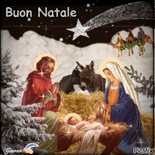 Buon Natale - GIF เคลื่อนไหวฟรี