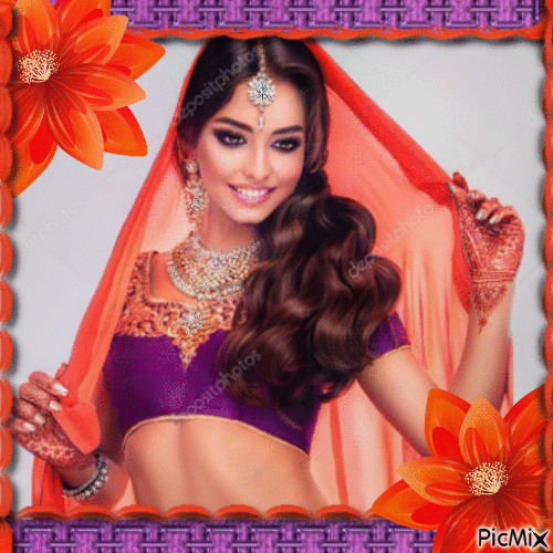 BEAUTIFUL INDIAN PRINCESS - Gratis animeret GIF