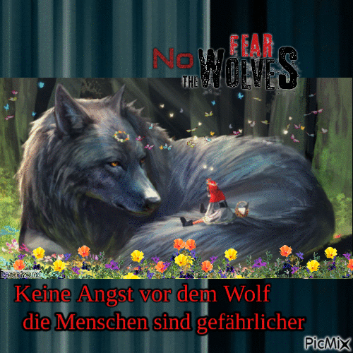 Don't be afraid of the Wolf - GIF animé gratuit