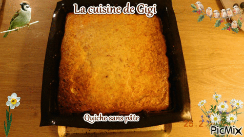 Quiche sans pâte - Δωρεάν κινούμενο GIF