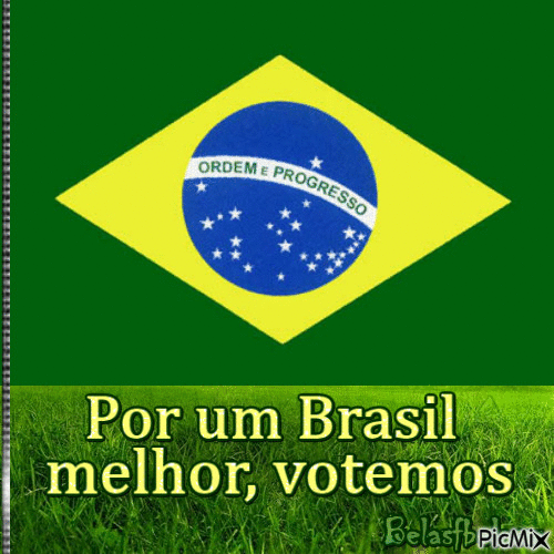 bandeira brasileira - Безплатен анимиран GIF