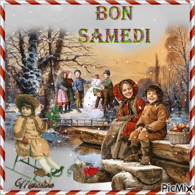 bon samedi - Zdarma animovaný GIF