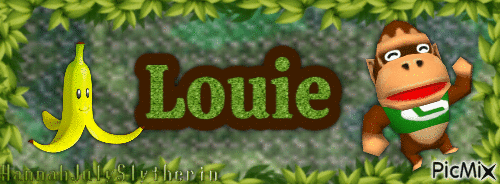 [Animal Crossing - Louie - Banner] - Free animated GIF