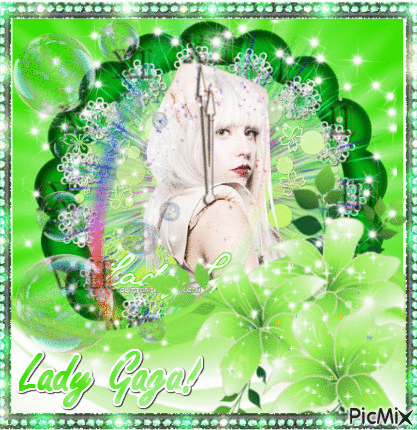 Lady Gaga! - Bezmaksas animēts GIF