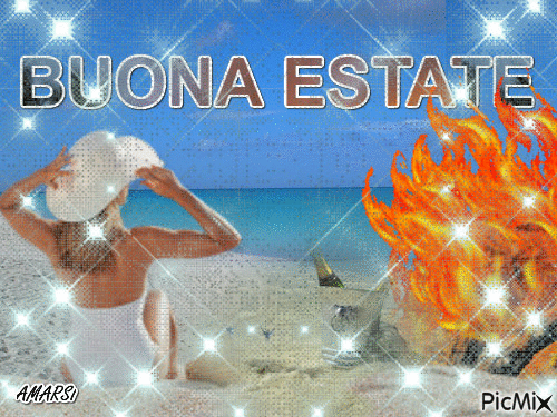 BUONA ESTATE - Darmowy animowany GIF