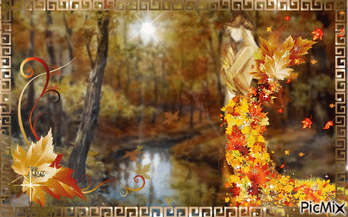 autumn leaves - Zdarma animovaný GIF