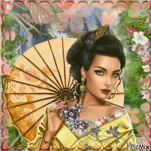 beauté Asiatique - Δωρεάν κινούμενο GIF
