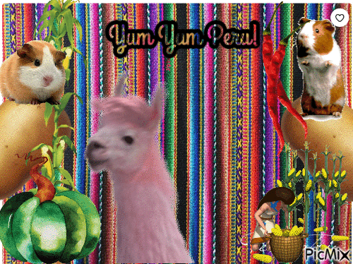 Yum Yum Peru - Bezmaksas animēts GIF