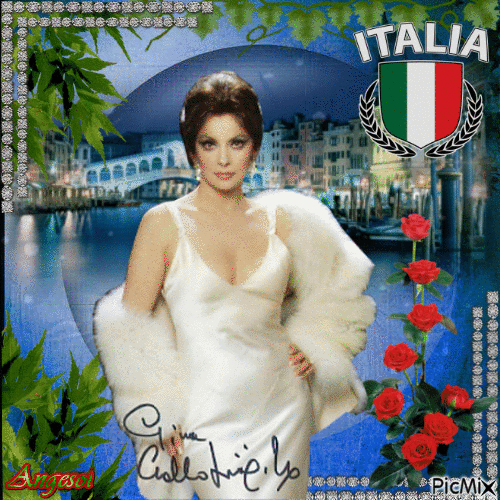 L'Italie et une star - Gratis animeret GIF