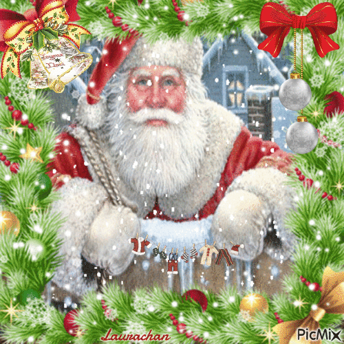 Santa Claus - Laurachan - 免费动画 GIF