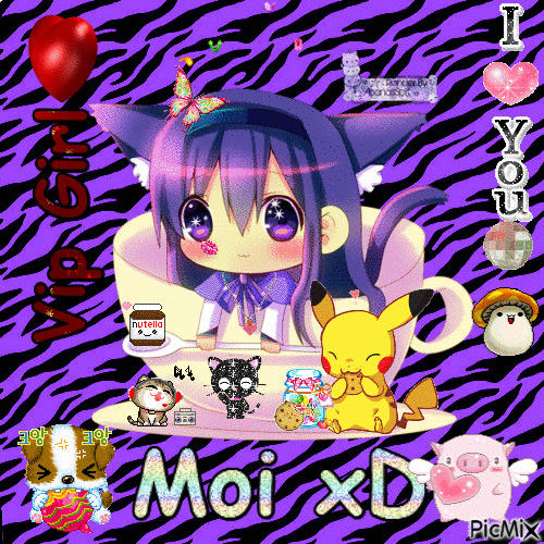 Moi xD - Бесплатный анимированный гифка