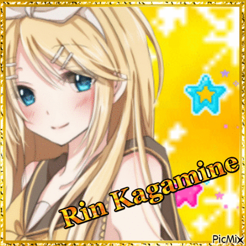 Rin Kagamine - GIF animé gratuit