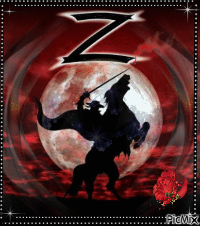 Zorro - GIF animado grátis