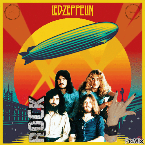 Led Zeppelin - GIF animado gratis