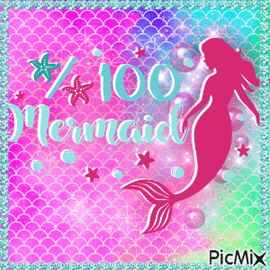 100% Mermaid - GIF animé gratuit