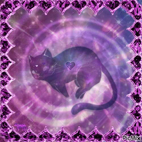The magic Cat - Ilmainen animoitu GIF